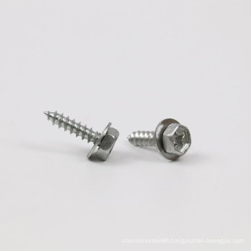 Zinc Steel SEMS Screws Self Tapping With Washer